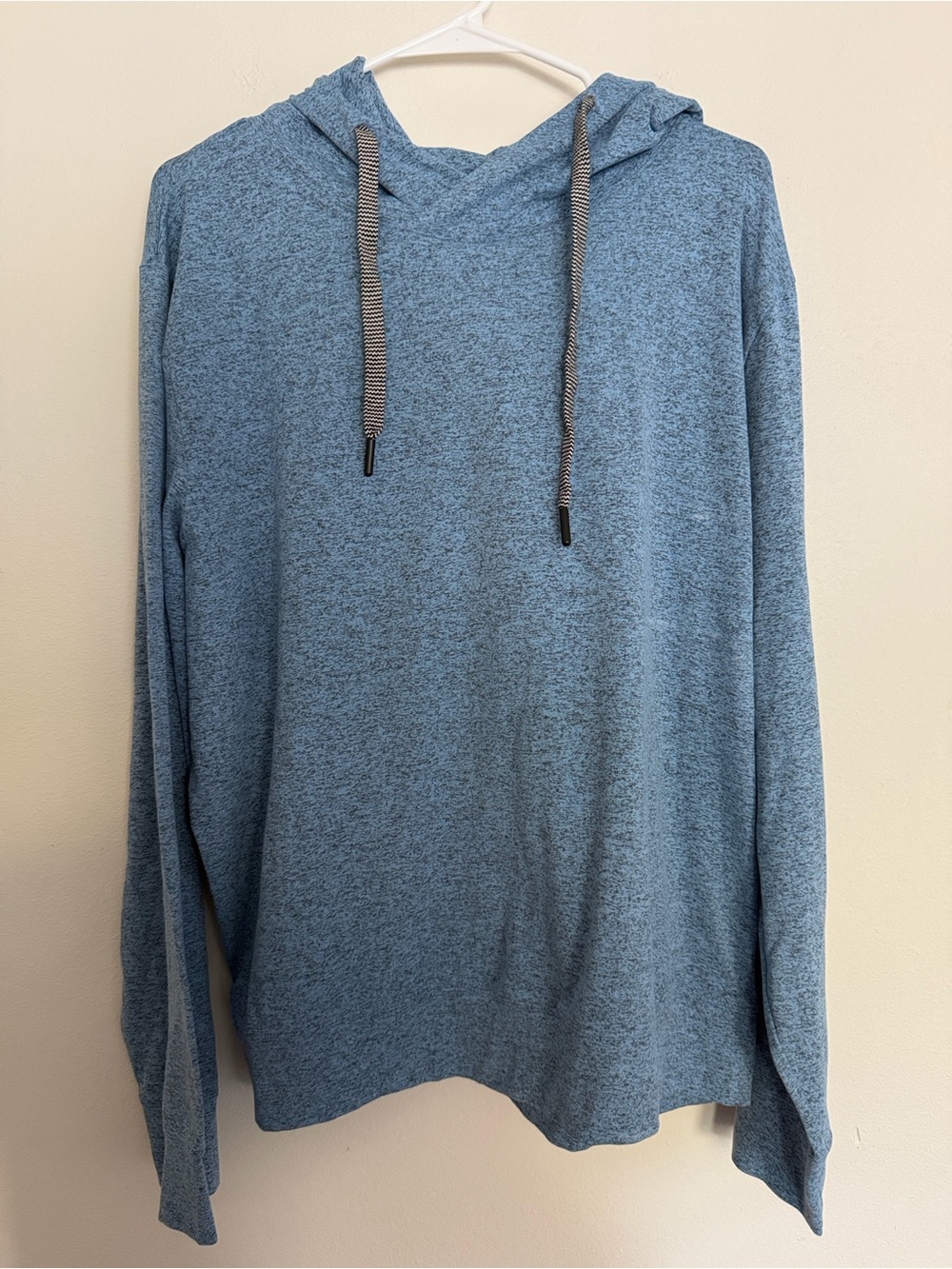 Albion Heathered Blue Travel Hooded Pullover